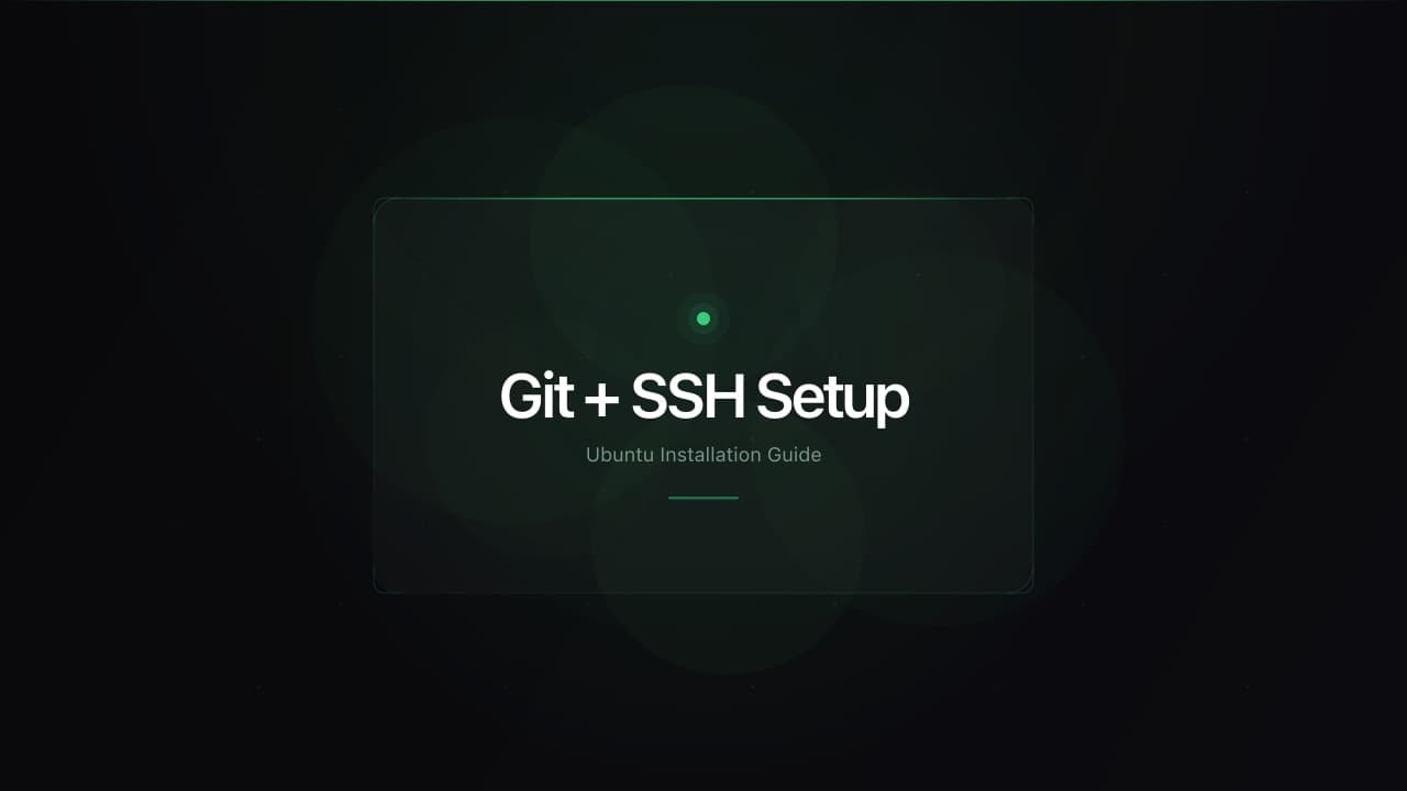 Ubuntu Git Installation with SSH Setup
