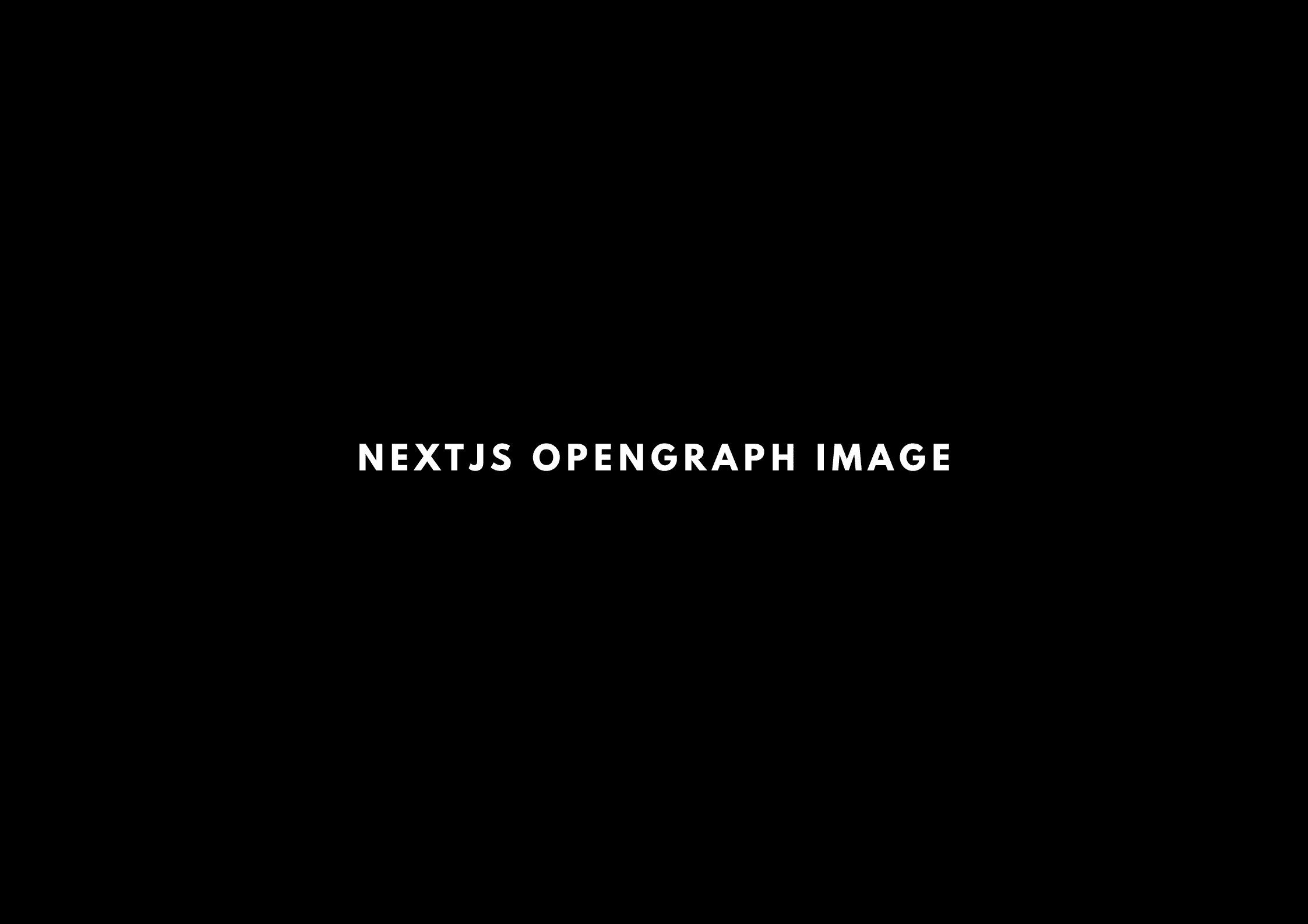 Generate Opengraph Image in Next.JS